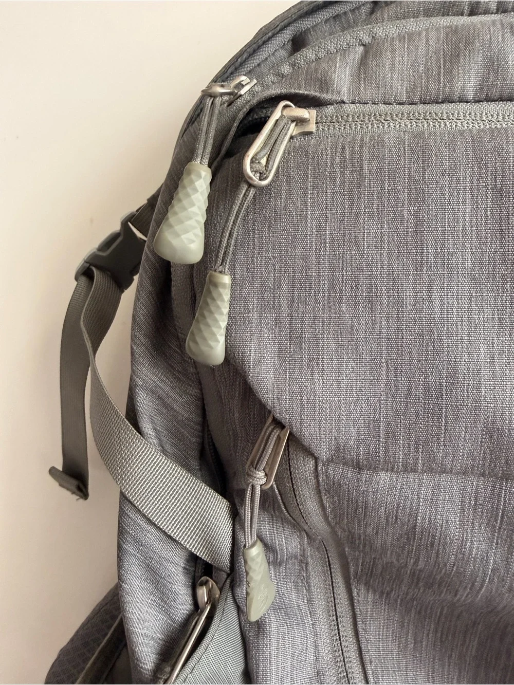 The North Face Surge Backpack Gray Laptop Travel School Hiking Bag